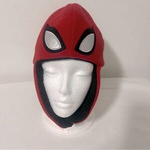 GAP Marvel Toddler S/M Spiderman Trapper Hat Sherpa Lining Full Head Coverage